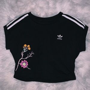 cute adidas crop top :)
